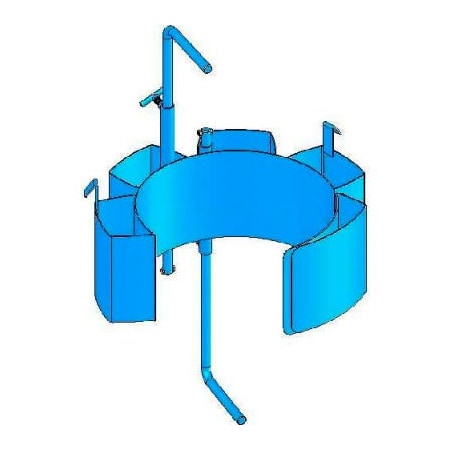 Morse Morse Adaptor 55/30-14.5 for 14"-14.5" Dia. Drum - Brackets Adjust for up to 38"H Drum 55/30-14.5